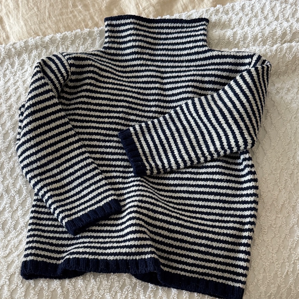 Babaa No. 6 Striped Knit in Navy and White